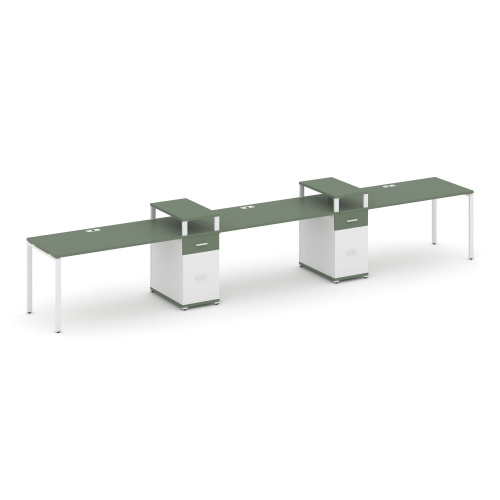 Бенч-система на 3 места с 2 опорными тумбами Concept CN.ORS-456 фото 5 Бенч-система на 3 места с 2 опорными тумбами Concept CN.ORS-456 фото 5