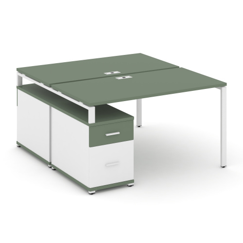 Бенч-система на 2 места с опорной тумбой Concept CN.DRS-305 фото 4 Бенч-система на 2 места с опорной тумбой Concept CN.DRS-305 фото 4