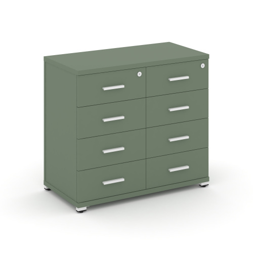 Тумба приставная c 8 ящиками Concept CN.TSP-013 W