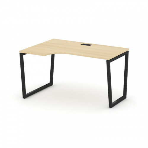 Style Project Стол рабочий эргоном. SN-4T2.SPA-001(L) Акация Лорка/Металл Антрацит/Заглушка Пластик фото 19