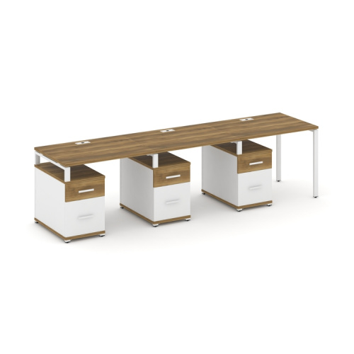 Бенч-система на 3 места с 3 опорными тумбами Concept CN.ORS-345 фото 8 Бенч-система на 3 места с 3 опорными тумбами Concept CN.ORS-345 фото 8