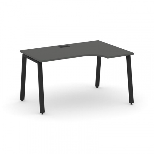 Style Project Стол рабочий эргоном. SN-6A.SPA-001(R) Вяз Благородный/Металл Антрацит 1380*600/980*75 фото 11 Style Project Стол рабочий эргоном. SN-6A.SPA-001(R) Вяз Благородный/Металл Антрацит 1380*600/980*75 фото 11