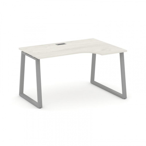 Style Project Стол рабочий эргоном. SN-6T1.SPA-012(R) Акация Лорка/Металл Антрацит/Заглушка Пластик фото 12