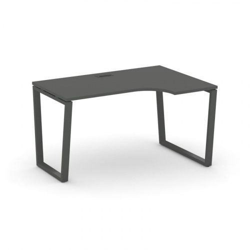 Style Project Стол рабочий эргоном. SN-6T2.SPA-011(R) Акация Лорка/Металл Антрацит/Заглушка Пластик фото 27