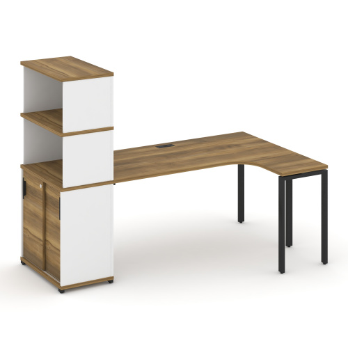 Стол эргономичный с опорным шкафом-купе Concept CN.SA-222(R) Стол эргономичный с опорным шкафом-купе Concept CN.SA-222(R)