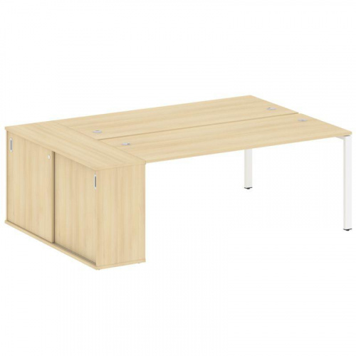 Бенч-система с шкафом-купе на П-обр. м/к Metal System БП.РС-СШК-1.5 Бенч-система с шкафом-купе на П-обр. м/к Metal System БП.РС-СШК-1.5