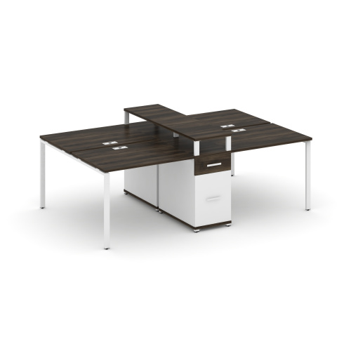 Бенч-система на 4 места с 1 опорной тумбой Concept CN.DRS-437 фото 10 Бенч-система на 4 места с 1 опорной тумбой Concept CN.DRS-437 фото 10