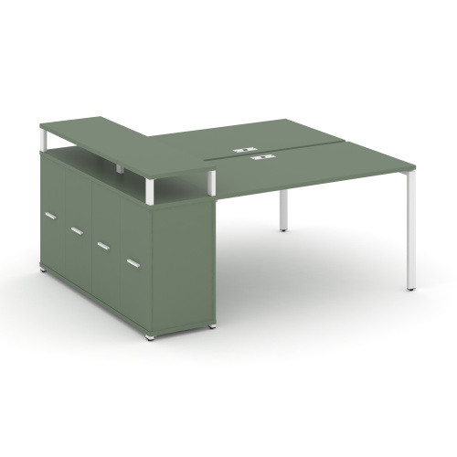 Бенч-система с опорным распашным шкафом Concept CN.DRS-224 Бенч-система с опорным распашным шкафом Concept CN.DRS-224