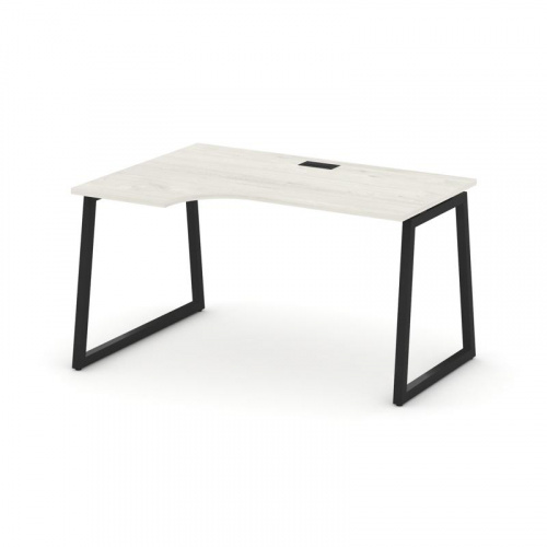 Style Project Стол рабочий эргоном. SN-4T1.SPA-012(L) Акация Лорка/Металл Антрацит/Заглушка Пластик фото 8