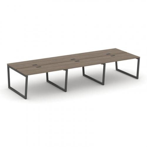 Style Project Рабочая станция 2-х сторон. SN-5T2.DRS-084 Акация Лорка/Металл Антрацит/Заглушка Пласт фото 25