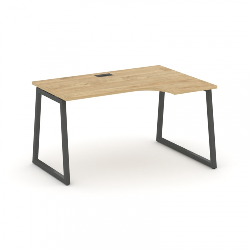 Style Project Стол рабочий эргоном. SN-4T1.SPA-012(R) Акация Лорка/Металл Антрацит/Заглушка Пластик фото 12 Style Project Стол рабочий эргоном. SN-4T1.SPA-012(R) Акация Лорка/Металл Антрацит/Заглушка Пластик фото 12