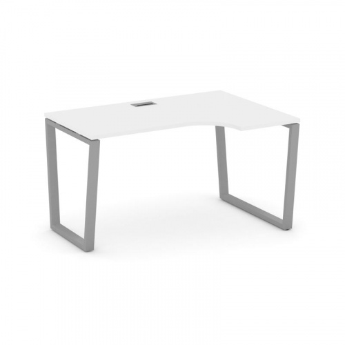 Style Project Стол рабочий эргоном. SN-6T2.SPA-011(R) Акация Лорка/Металл Антрацит/Заглушка Пластик фото 16