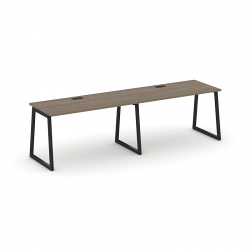 Style Project Рабочая станция 1 сторон. SN-4T1.ORS-013 Акация Лорка/Металл Антрацит/Заглушка Пластик фото 4