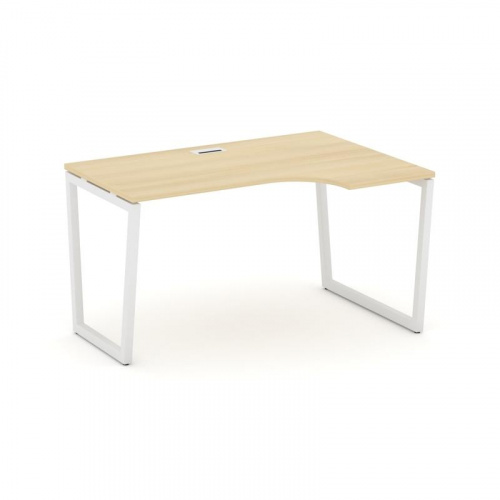 Style Project Стол рабочий эргоном. SN-4T2.SPA-011(R) Акация Лорка/Металл Антрацит/Заглушка Пластик фото 21