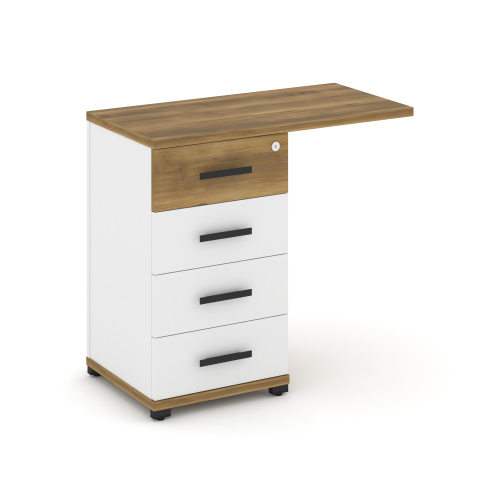 Тумба приставная с 4 ящикам Concept CN.TUS-001 W фото 7 Тумба приставная с 4 ящикам Concept CN.TUS-001 W фото 7