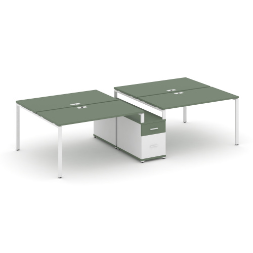 Бенч-система на 4 места с опорной тумбой Concept CN.DRS-314 фото 5 Бенч-система на 4 места с опорной тумбой Concept CN.DRS-314 фото 5