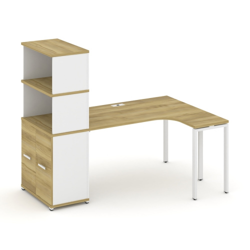 Стол эргономичный с опорным распашным шкафом Concept CN.SA-215(R) фото 3 Стол эргономичный с опорным распашным шкафом Concept CN.SA-215(R) фото 3