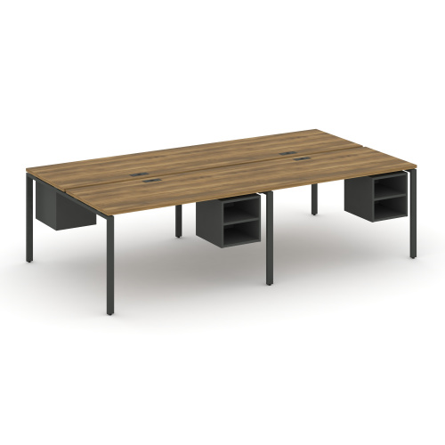 Бенч-система на 4 места с подвесными тумбами Concept CN.DRS-127 Бенч-система на 4 места с подвесными тумбами Concept CN.DRS-127