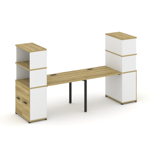 Бенч-система с опорными распашными шкафами Concept CN.ORS-229 фото 6 Бенч-система с опорными распашными шкафами Concept CN.ORS-229 фото 6