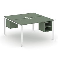 Бенч-система на 2 места с подвесными тумбами Concept CN.DRS-106