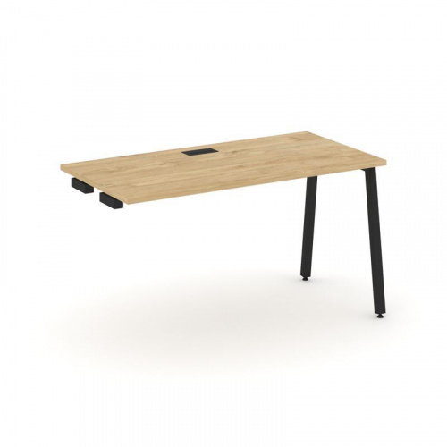 Style Project Стол-приставка к опор. элем. SN-4A.OPRS-013 Антрацит/Металл Белый 1380*700*750 фото 6