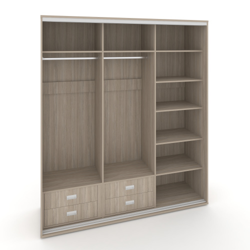 Корпус 3-х секционного шкафа высокого L=2219мм Maris SH.K3-5.1 K3 фото 4