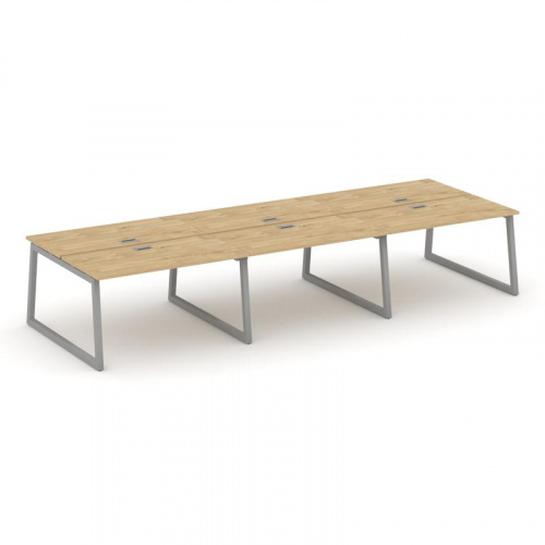 Style Project Рабочая станция 2-х сторон. SN-5T1.DRS-082 Акация Лорка/Металл Антрацит/Заглушка Пласт фото 2