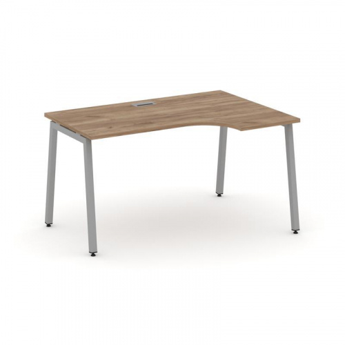 Style Project Стол рабочий эргоном. SN-4A.SPA-001(R) Белый/Металл Белый 1380*600/980*750 фото 12