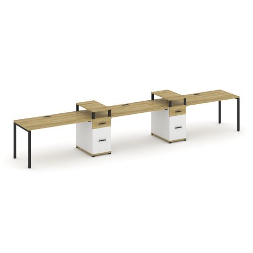 Бенч-система на 3 места с 2 опорными тумбами Concept CN.ORS-455 фото 6 Бенч-система на 3 места с 2 опорными тумбами Concept CN.ORS-455 фото 6