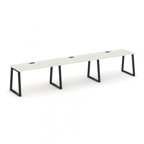 Style Project Рабочая станция 1 сторон. SN-6T1.ORS-043 Акация Лорка/Металл Антрацит/Заглушка Пластик фото 7