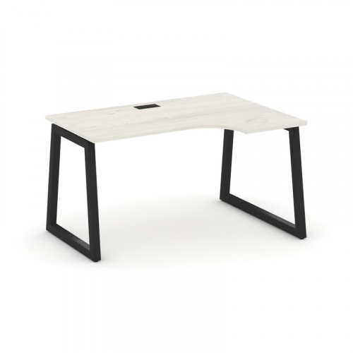 Style Project Стол рабочий эргоном. SN-5T1.SPA-012(R) Акация Лорка/Металл Антрацит/Заглушка Пластик фото 8 Style Project Стол рабочий эргоном. SN-5T1.SPA-012(R) Акация Лорка/Металл Антрацит/Заглушка Пластик фото 8