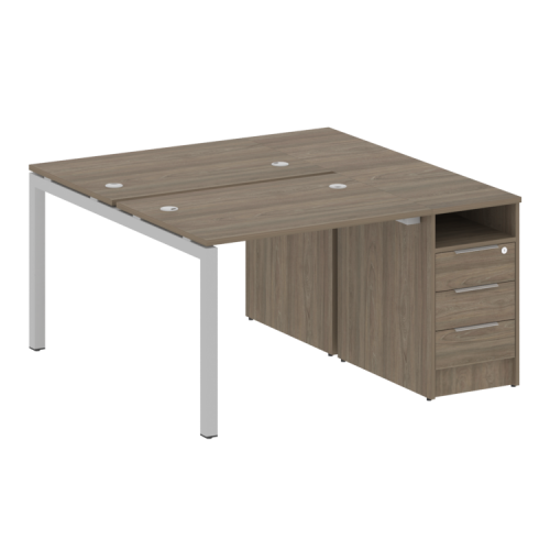 Бенч-система с тумбой на П-обр. м/к Metal System Quattro 50БП.РС-СТП-2.1 Бенч-система с тумбой на П-обр. м/к Metal System Quattro 50БП.РС-СТП-2.1