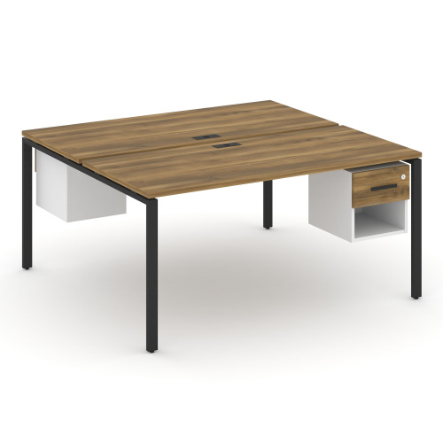 Бенч-система на 2 места с подвесными тумбами Concept CN.DRS-120 фото 7