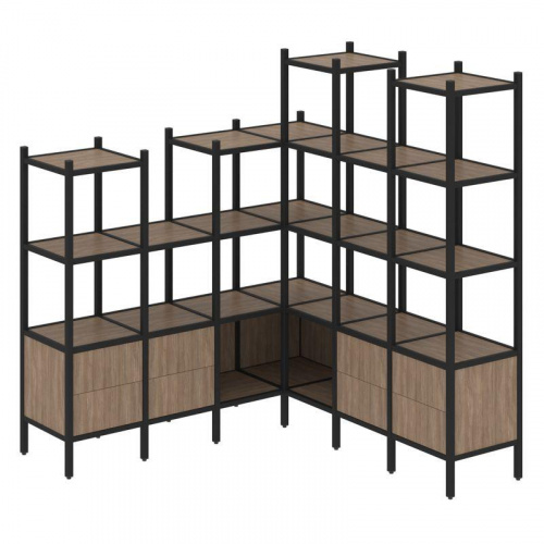 Стеллаж офисный угловой Loft VR.L-41 фото 10 Стеллаж офисный угловой Loft VR.L-41 фото 10