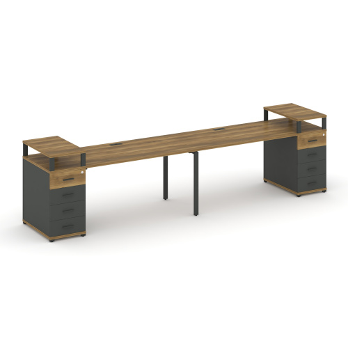Бенч-система на 2 места с 2 опорными тумбами Concept CN.ORS-427 Бенч-система на 2 места с 2 опорными тумбами Concept CN.ORS-427