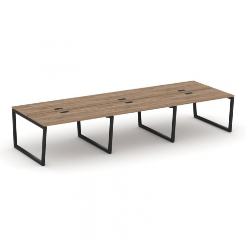 Style Project Рабочая станция 2-х сторон. SN-5T2.DRS-084 Акация Лорка/Металл Антрацит/Заглушка Пласт фото 6