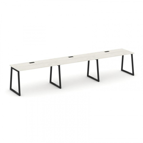 Style Project Рабочая станция 1 сторон. SN-4T1.ORS-054 Акация Лорка/Металл Антрацит/Заглушка Пластик фото 7