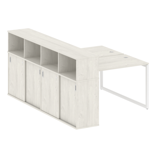 Бенч-система с шкафом-купе на О-обр. м/к Metal System Quattro 40БО.РС-СШК-4.2 фото 4 Бенч-система с шкафом-купе на О-обр. м/к Metal System Quattro 40БО.РС-СШК-4.2 фото 4