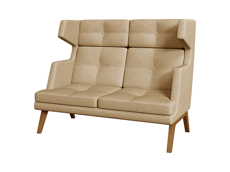 Диван 2-местный (Высокий) Беверли Bev2H