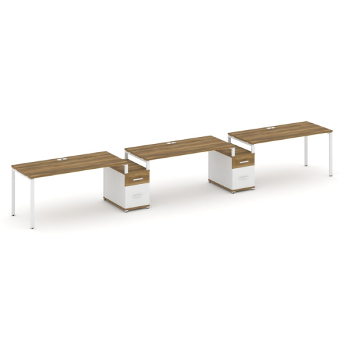 Бенч-система на 3 места с 2 опорными тумбами Concept CN.ORS-332 фото 8 Бенч-система на 3 места с 2 опорными тумбами Concept CN.ORS-332 фото 8