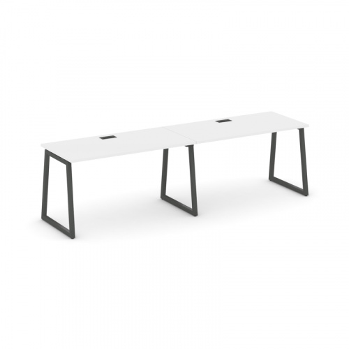 Style Project Рабочая станция 1 сторон. SN-4T1.ORS-013 Акация Лорка/Металл Антрацит/Заглушка Пластик фото 13