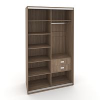 Корпус 2-х секционного шкафа высокого L=1400мм Maris SH.K2-4.1 K3