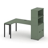 Стол эргономичный с опорным распашным шкафом Concept CN.SA-216(L)