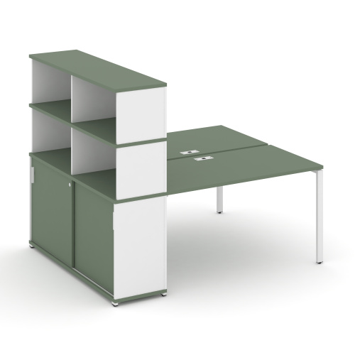 Бенч-система с опорным шкафом-купе с надставкой Concept CN.DRS-241 фото 5 Бенч-система с опорным шкафом-купе с надставкой Concept CN.DRS-241 фото 5