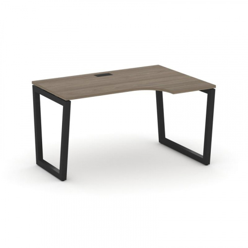 Style Project Стол рабочий эргоном. SN-5T2.SPA-001(R) Акация Лорка/Металл Антрацит/Заглушка Пластик фото 9