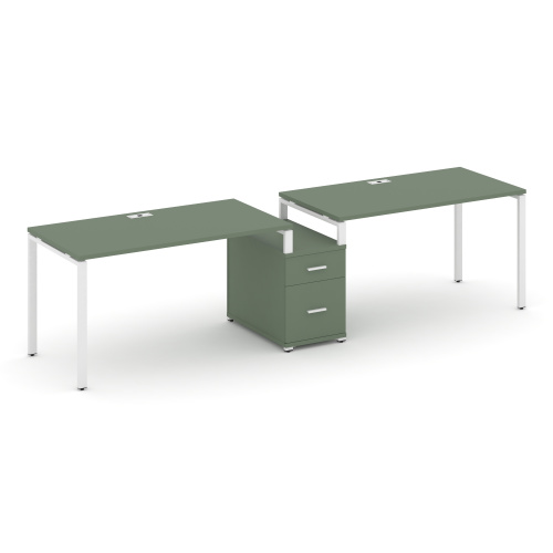 Бенч-система на 2 места с 1 опорной тумбой Concept CN.ORS-306