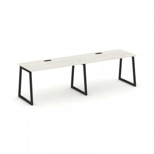 Style Project Рабочая станция 1 сторон. SN-4T1.ORS-013 Акация Лорка/Металл Антрацит/Заглушка Пластик фото 5