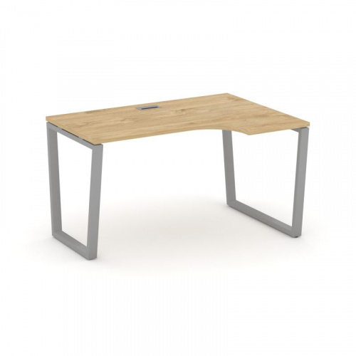 Style Project Стол рабочий эргоном. SN-6T2.SPA-011(R) Акация Лорка/Металл Антрацит/Заглушка Пластик фото 2