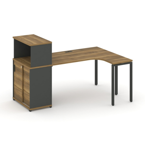 Стол эргономичный с опорным шкафом-купе Concept CN.SA-220(R) Стол эргономичный с опорным шкафом-купе Concept CN.SA-220(R)