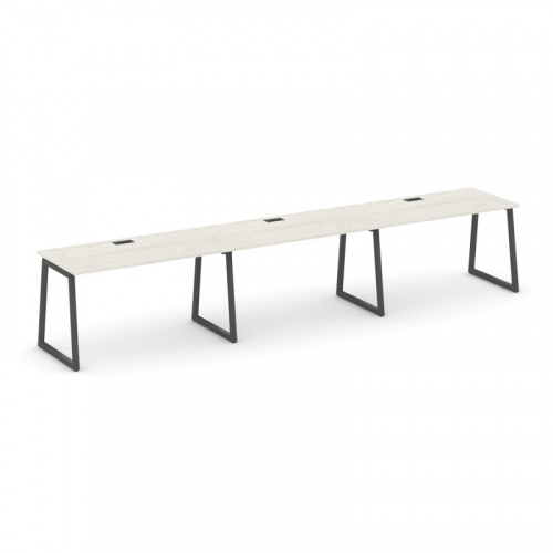 Style Project Рабочая станция 1 сторон. SN-4T1.ORS-054 Акация Лорка/Металл Антрацит/Заглушка Пластик фото 9